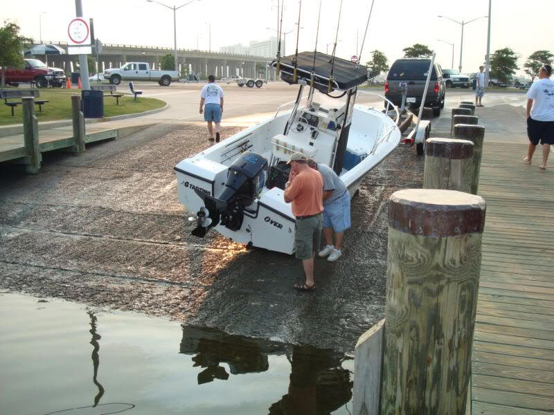 The name of the boat kind of says it all "Starting Over"